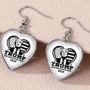 Trump 2024 maga earrings! NWT!